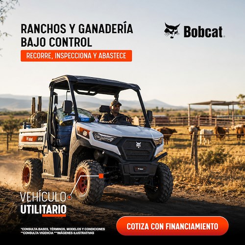 Vehículo Utilitario Bobcat UV34 Diesel