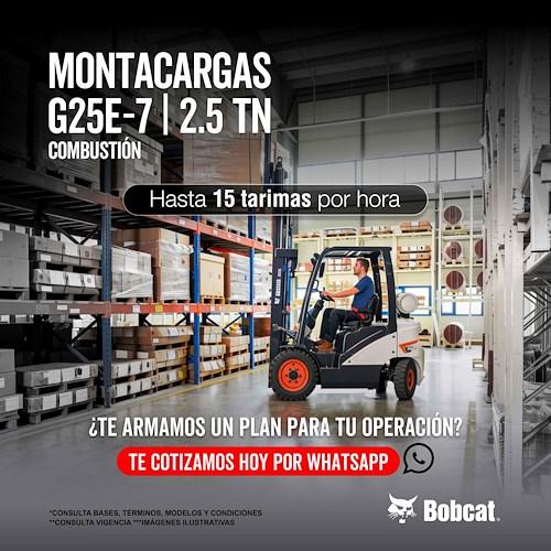 Montacargas Bobcat de combustión G25E-7