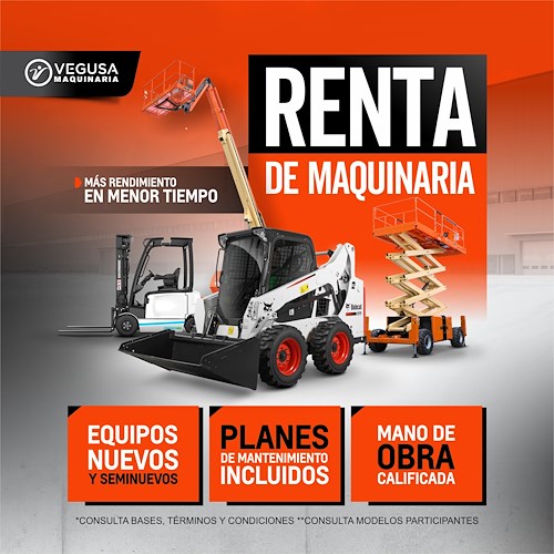 Renta de Maquinaria | Equipos Nuevos y Seminuevos