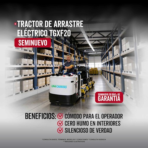 TRACTOR DE ARRASTRE ELÉCTRICO UNICARRIERS